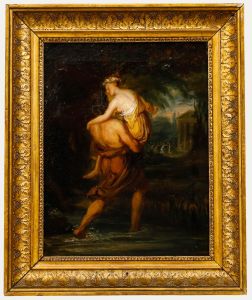 Lambert Joseph Mathieu (1804-1861) - 19th Century Oil, Bacchus and Ariadne
