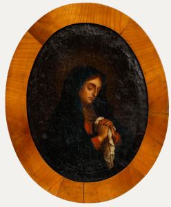 Fine 19th Century Oil - Mater Dolorosa