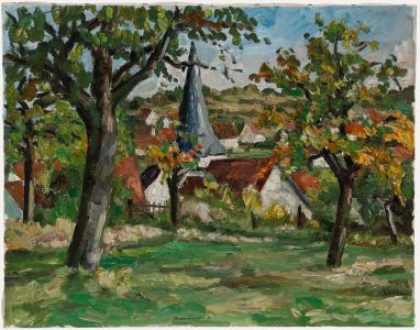 Sepp Vees (1908-1989) - Impressionist Mid 20th Century Oil, View of Flacht