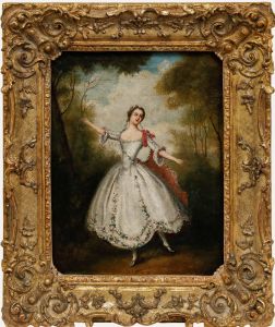 18th Century Oil - The Dancer