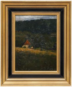 Attrib. Reinhold Schmidt (1861-1927) - Framed Oil, View near Wildberg