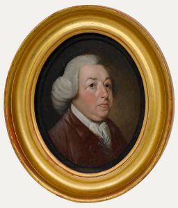 Miniature 18th Century Oil - Portrait of Mr Clarke