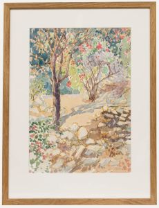 Annabel Gosling (b.1942) - Framed Contemporary Watercolour, Dappled Light