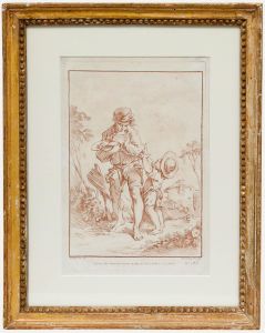 Gilles Demarteau - 18th Century Etching, May I see?