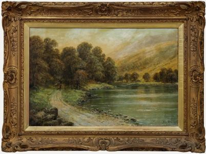 Stanley Wilson - Framed Early 20th Century Oil, Near Ben Ledi
