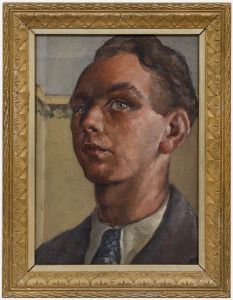 John JG Blundell (1927-2016) - 1919 Oil, A Critical Gentleman