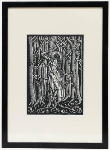 Wladislaw Skoczylas (1883-1934) - Framed Lithograph, Saint Sebastian