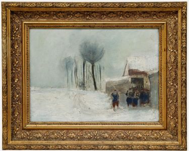 Early 20th Century Oil - Return from Patrol