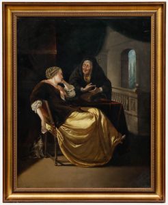 19th Century Oil - The Fortune Teller