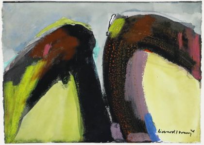 Richard J.S. Young - Contemporary Mixed Media, Viridescent Abstraction