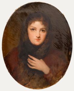 Late 19th Century Oil - Portrait of a Young Woman