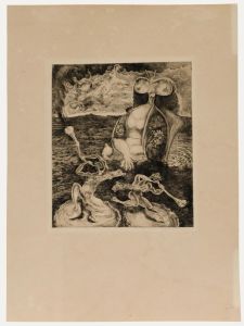 Willem Retera (1890-1955) - Mid 20th Century Etching, The Birth of Venus