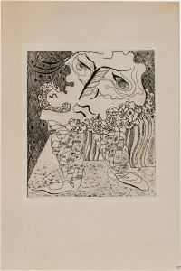 Willem Retera (1890-1955) - Mid 20th Century Etching, Pierrot