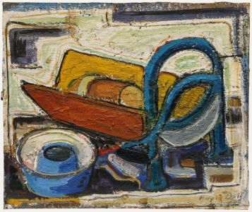Mid 20th Century Oil - The Baker's Kitchen