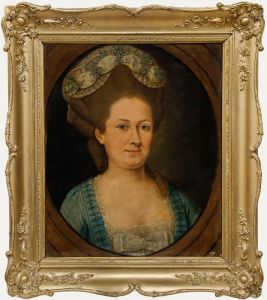 18th Century Oil - The Military Man's Wife