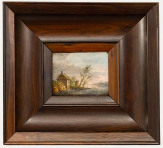 Dutch School 18th Century Oil - Arriving at the Mill