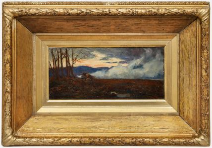 William Young - Scottish 1896 Oil, Twilight in Skye