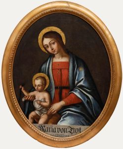 18th Century Oil - Our Lady of Consolation