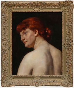 Early 20th Century Oil - Red-haired Woman