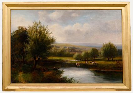 C.B. Cotes - Late 19th Century Oil, Gentle River