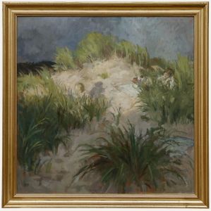 Bernard Dunstan (1920-2017) - Framed Mid 20th Century Oil, Sand Dunes