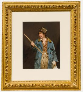 Charles Henry Cook (1830-1906) - Framed Late 19th Century Oil, A Likely Lad