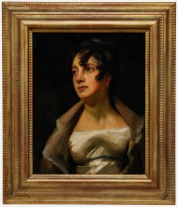 After Henry Raeburn (1756-1823) - Oil, Portrait of Mrs William Urquhart