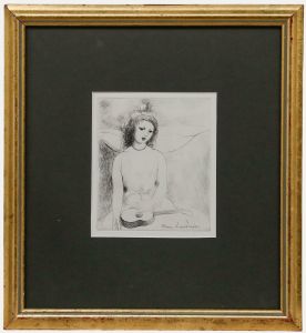 Marie Laurencin (1883-1956) - Framed Mid 20th Century Etching, Girl with Ukulele