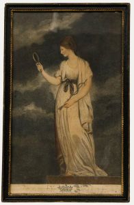 After Sir Joshua Reynolds - Framed 18th Century Stipple Engraving, Prudence