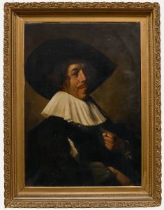 Frans Hals - 19th Century Oil, Portrait of Jan Miense Molenaer