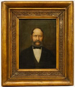 19th Century Oil - Portrait of Eduard Adolph Viktor Kreutzer