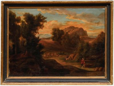 19th Century Oil - Bucolic Scene