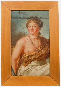 Italian 18th Century Oil - Pronoia the Oceanid