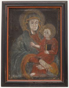17th Century Oil - Madonna and Child