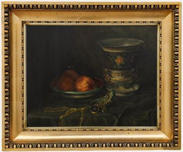 L. von Ziethen - Early 20th Century Oil, The Old Vase