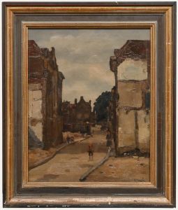 Bernardus Cornelis Noltee - Mid 20th Century Oil, Overcast Avenue