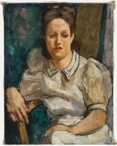 Early 20th Century Oil - Nonchalant