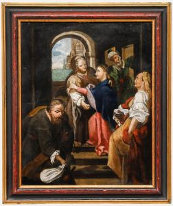 Federico Barocci - Early 20th Century Oil, The Visitation