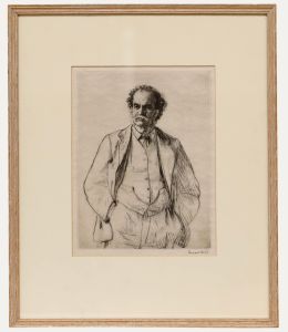 Francis Dodd - Early 20th Century Etching, A. L. Smith, Master of Balliol