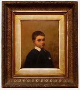 1883 Oil - Portrait of a Schoolboy