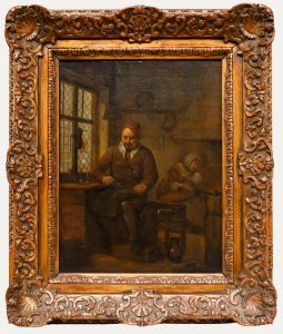 Egbert van Heemskerck - 18th Century Oil, The Cobbler and his Family
