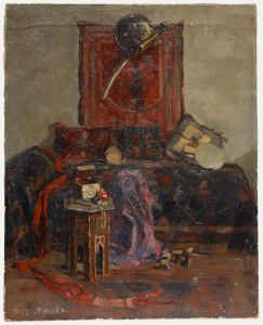 Piroska Juszkó - Mid 20th Century Oil, Textiles & Trinkets