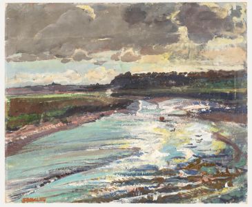John Gilbey Bowles - 20th Century Oil, River Study