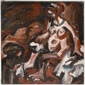 Jacques Daniel - 1988 Oil, Bathsheba at Her Bath
