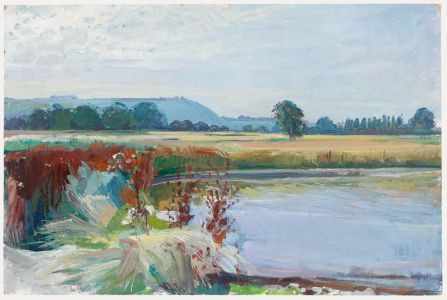 John Gilbey Bowles - 1981 Oil, Flyfield