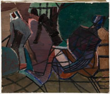 Paul Cendron - 1967 Oil, Reclining Figure