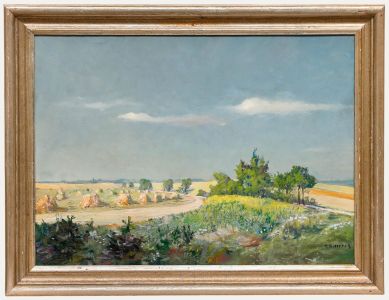 Rudolf Diederich - Mid 20th Century Oil, Summer River