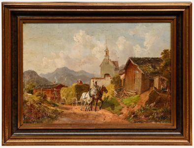 19th Century Oil - The Hay Wain