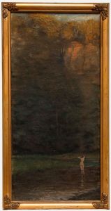 Theodor Schnitzer - 1900 Oil, The Bather