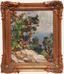 1951 Oil - A View of the Sea